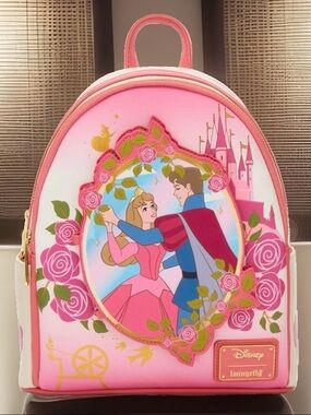Aurora & Prince Charming Loungefly Mini Backpack